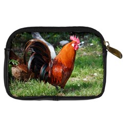 Rooster Digital Camera Leather Case from ArtsNow.com Back