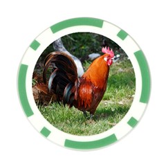 Rooster Poker Chip Card Guard (10 pack) from ArtsNow.com Back