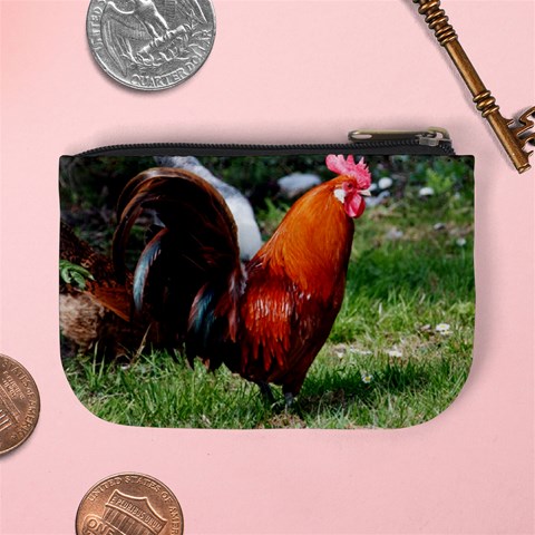 Rooster Mini Coin Purse from ArtsNow.com Back