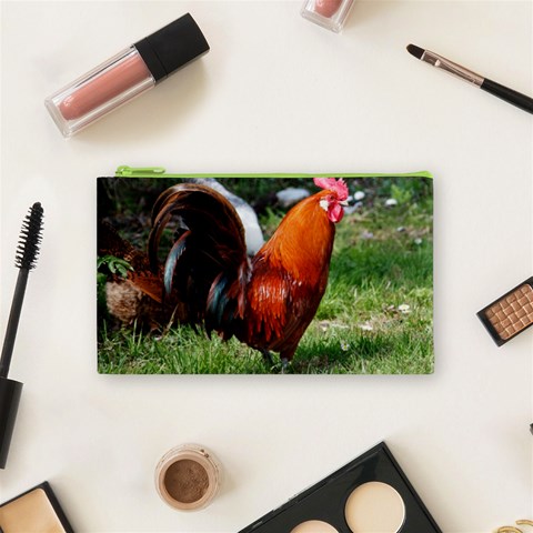 Rooster Cosmetic Bag (Small) from ArtsNow.com Front