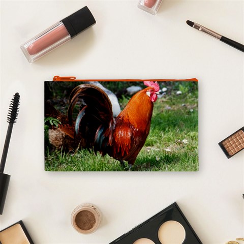 Rooster Cosmetic Bag (Small) from ArtsNow.com Front
