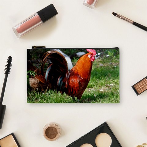 Rooster Cosmetic Bag (Small) from ArtsNow.com Front