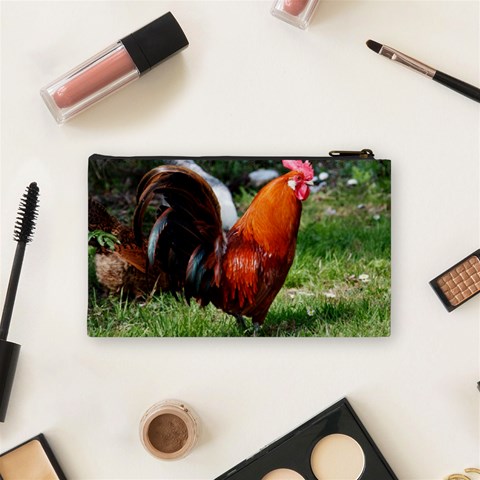 Rooster Cosmetic Bag (Small) from ArtsNow.com Back