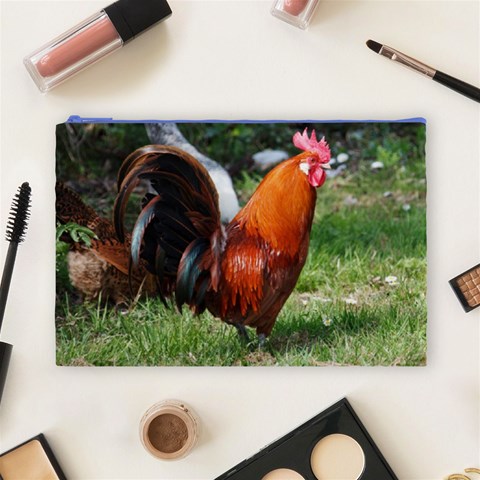 Rooster Cosmetic Bag (Large) from ArtsNow.com Front