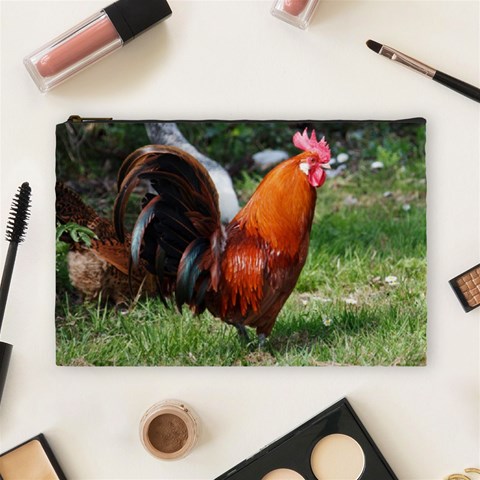 Rooster Cosmetic Bag (Large) from ArtsNow.com Front