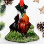 Rooster Christmas Tree Ornament (Two Sides)