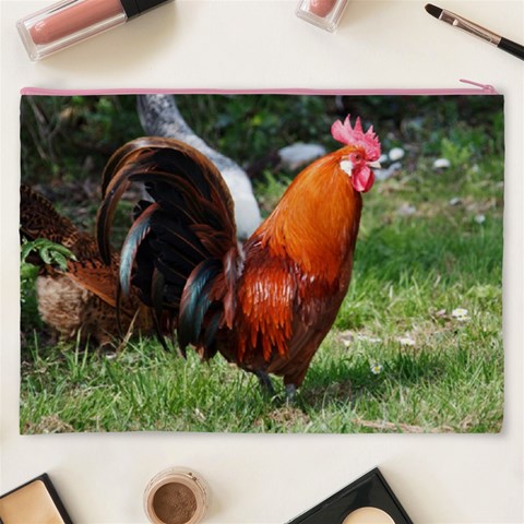 Rooster Cosmetic Bag (XXXL) from ArtsNow.com Back
