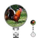 Rooster Stainless Steel Nurses Watch