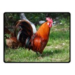 Rooster Double Sided Fleece Blanket (Small)