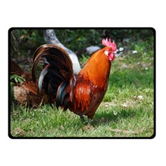 Rooster Double Sided Fleece Blanket (Small) from ArtsNow.com 45 x34  Blanket Back