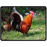 Rooster Double Sided Fleece Blanket (Large)