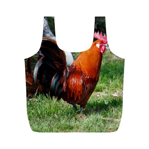 Rooster Full Print Recycle Bag (M) from ArtsNow.com Front