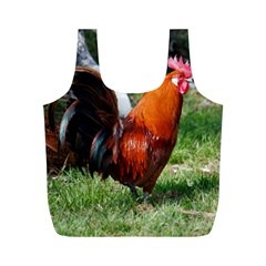 Rooster Full Print Recycle Bag (M) from ArtsNow.com Back