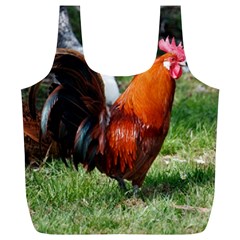 Rooster Full Print Recycle Bag (XL) from ArtsNow.com Back