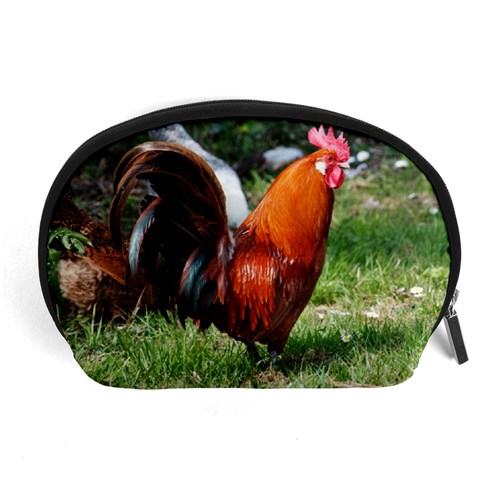 Rooster Accessory Pouch (Large) from ArtsNow.com Front