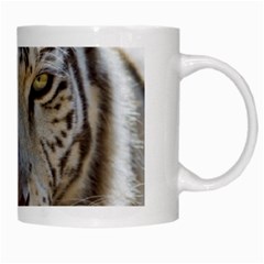 White Tiger 2 White Mug from ArtsNow.com Right