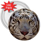 White Tiger 2 3  Button (100 pack)