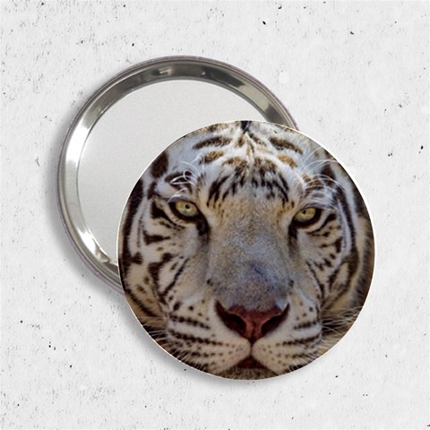 White Tiger 2 2.25  Handbag Mirror from ArtsNow.com Front