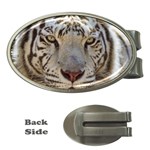 White Tiger 2 Money Clip (Oval)