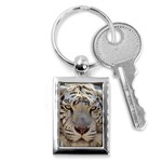 White Tiger 2 Key Chain (Rectangle)