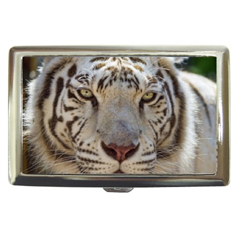White Tiger 2 Cigarette Money Case from ArtsNow.com Front