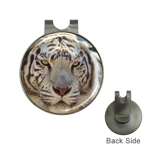 White Tiger 2 Golf Ball Marker Hat Clip from ArtsNow.com Front