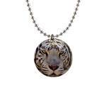 White Tiger 2 1  Button Necklace