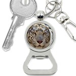 White Tiger 2 Bottle Opener Key Chain