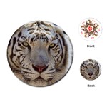 White Tiger 2 Playing Cards (Round)