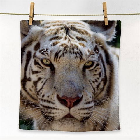 White Tiger 2 Face Towel from ArtsNow.com Front