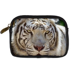White Tiger 2 Digital Camera Leather Case from ArtsNow.com Front