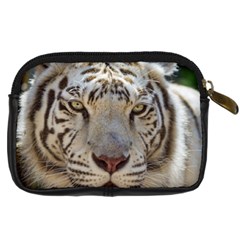 White Tiger 2 Digital Camera Leather Case from ArtsNow.com Back
