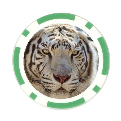 White Tiger 2 Poker Chip Card Guard (10 pack) from ArtsNow.com Front