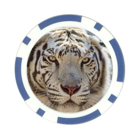 White Tiger 2 Poker Chip Card Guard (10 pack) from ArtsNow.com Back