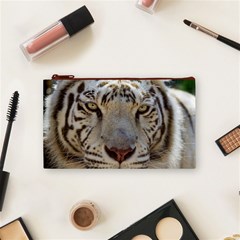 White Tiger 2 Cosmetic Bag (Small) from ArtsNow.com Front