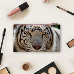 White Tiger 2 Cosmetic Bag (Small) from ArtsNow.com Back