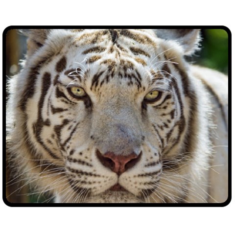 White Tiger 2 Fleece Blanket (Medium) from ArtsNow.com 60 x50  Blanket Front