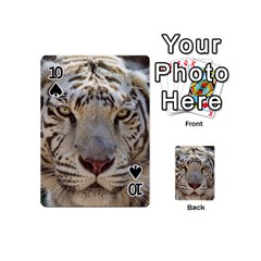 White Tiger 2 Playing Cards 54 (Mini) from ArtsNow.com Front - Spade10