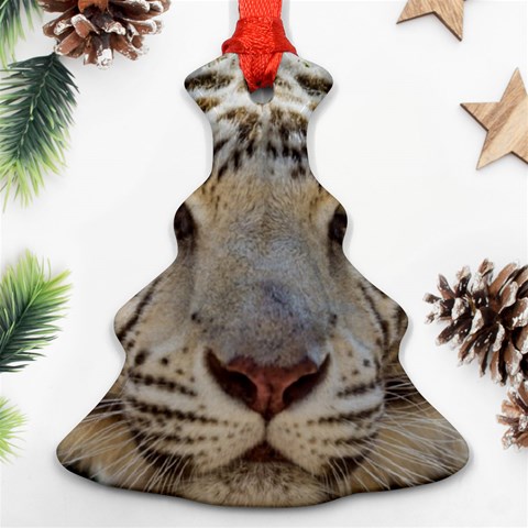 White Tiger 2 Ornament (Christmas Tree)  from ArtsNow.com Front