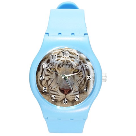 White Tiger 2 Round Plastic Sport Watch (M) from ArtsNow.com Front