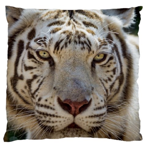 White Tiger 2 Large Cushion Case (Two Sides) from ArtsNow.com Front