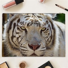 White Tiger 2 Cosmetic Bag (XXL) from ArtsNow.com Back