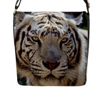 White Tiger 2 Flap Closure Messenger Bag (L)