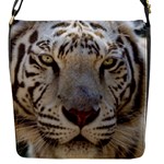 White Tiger 2 Flap Closure Messenger Bag (S)