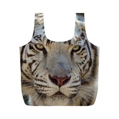 White Tiger 2 Full Print Recycle Bag (M) from ArtsNow.com Front