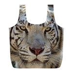 White Tiger 2 Full Print Recycle Bag (L)
