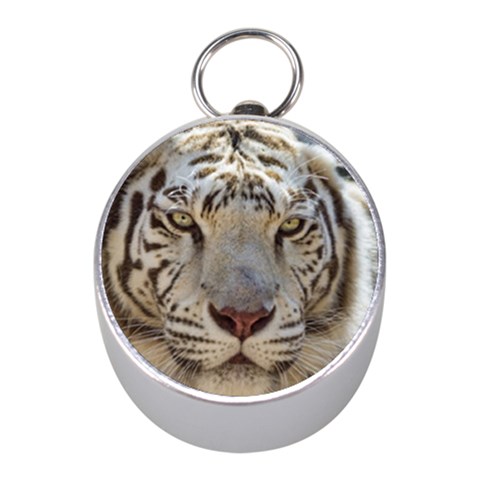 White Tiger 2 Silver Compass (Mini) from ArtsNow.com Front