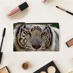 White Tiger 2 Cosmetic Bag (XS) from ArtsNow.com Front