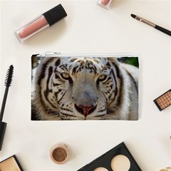 White Tiger 2 Cosmetic Bag (XS) from ArtsNow.com Front