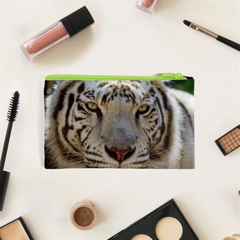 White Tiger 2 Cosmetic Bag (XS) from ArtsNow.com Back